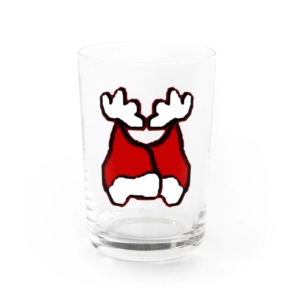 Thank you for your timeのだ～れだ 🎅 Water Glass :front