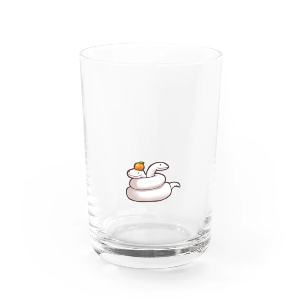 草原ふつかのヘビニオさま Water Glass :front