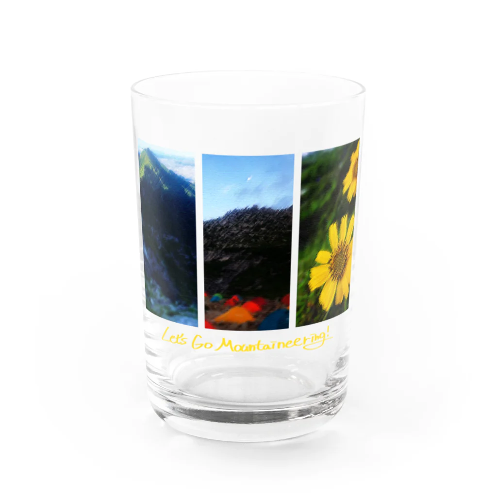 NECOCAI NO SHOPのレッツ山登り～木曽駒ヶ岳・千畳敷カール～ Water Glass :front