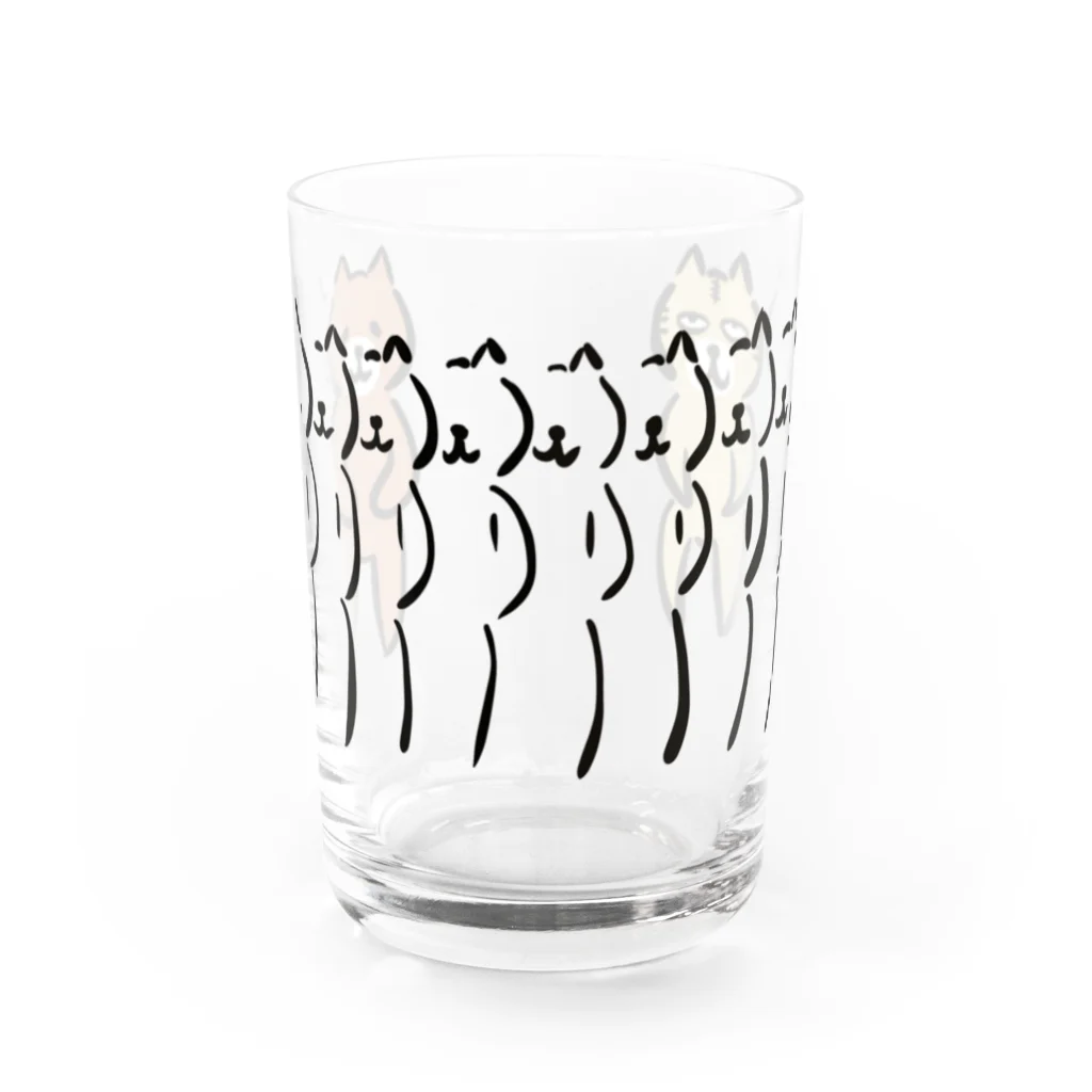 たぶん犬か猫のお店のたぶん犬か猫のグラス Water Glass :front