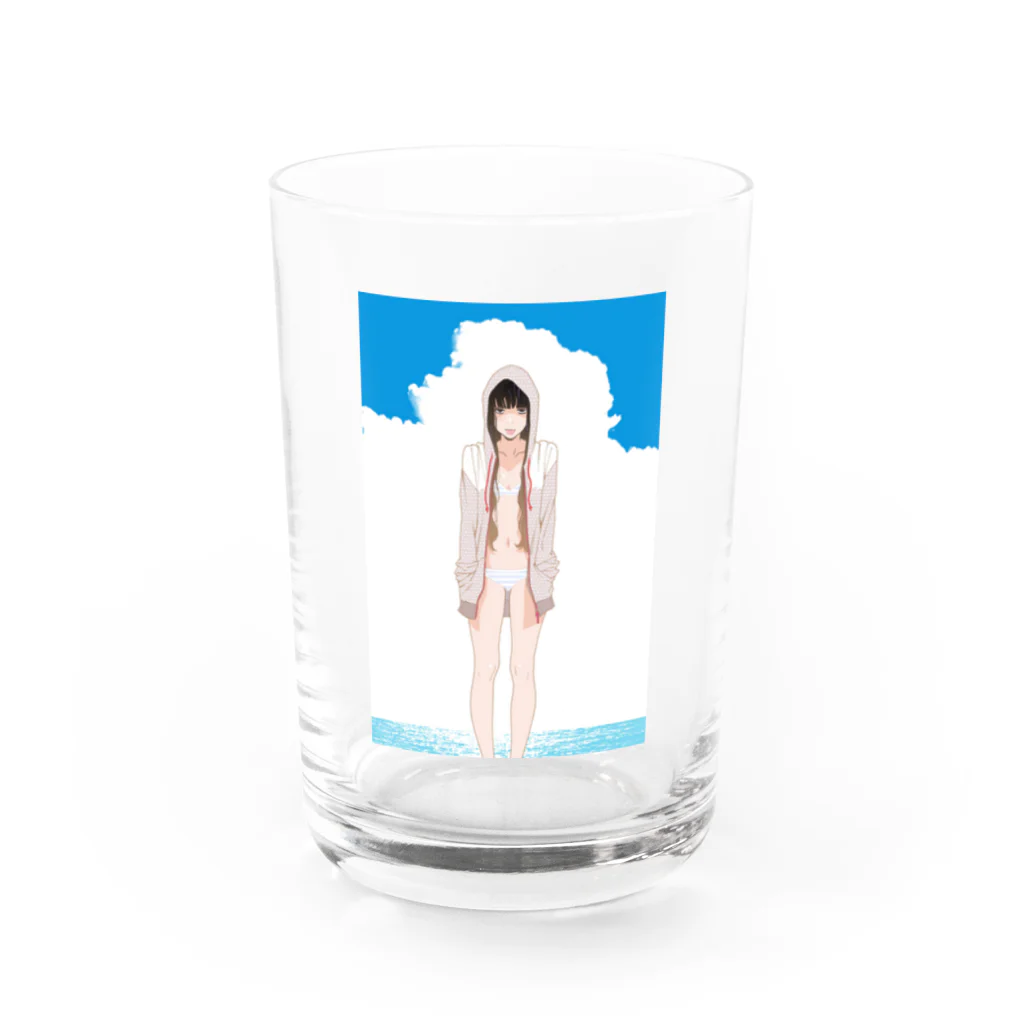 岸虎次郎　オトメの帝国18巻発売中のオトメ水着の楽園／ほのか Water Glass :front