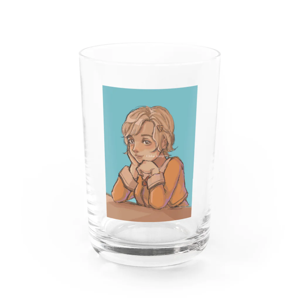 Annoelのchloe langrey🦁☀️ Water Glass :front