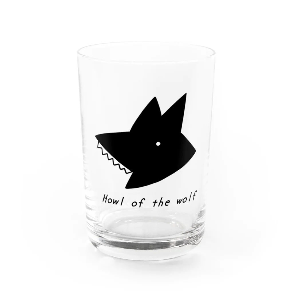 kazukiboxの狼の遠吠え Water Glass :front