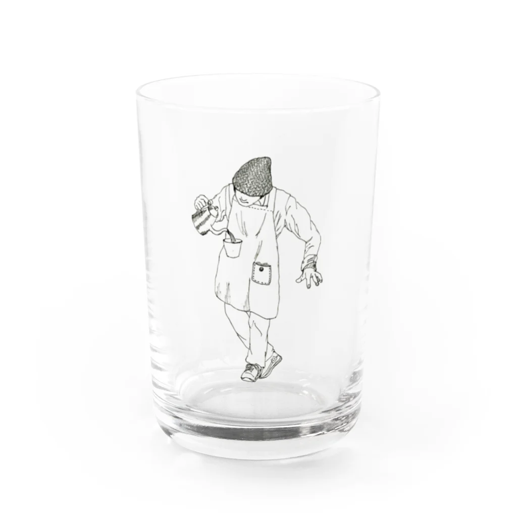 pulTのcoffee master Water Glass :front