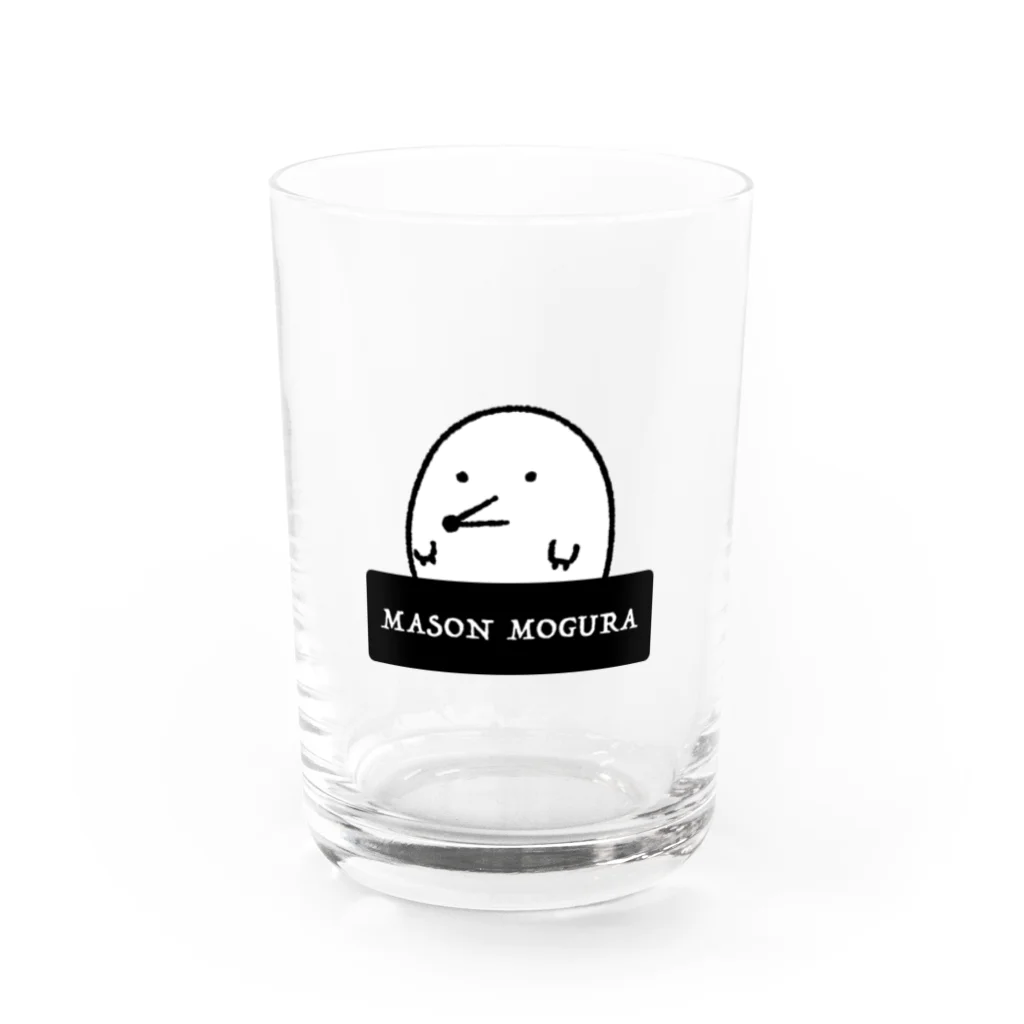 もぐらWOWYEAH！のもぐらちゃん爆誕 Water Glass :front