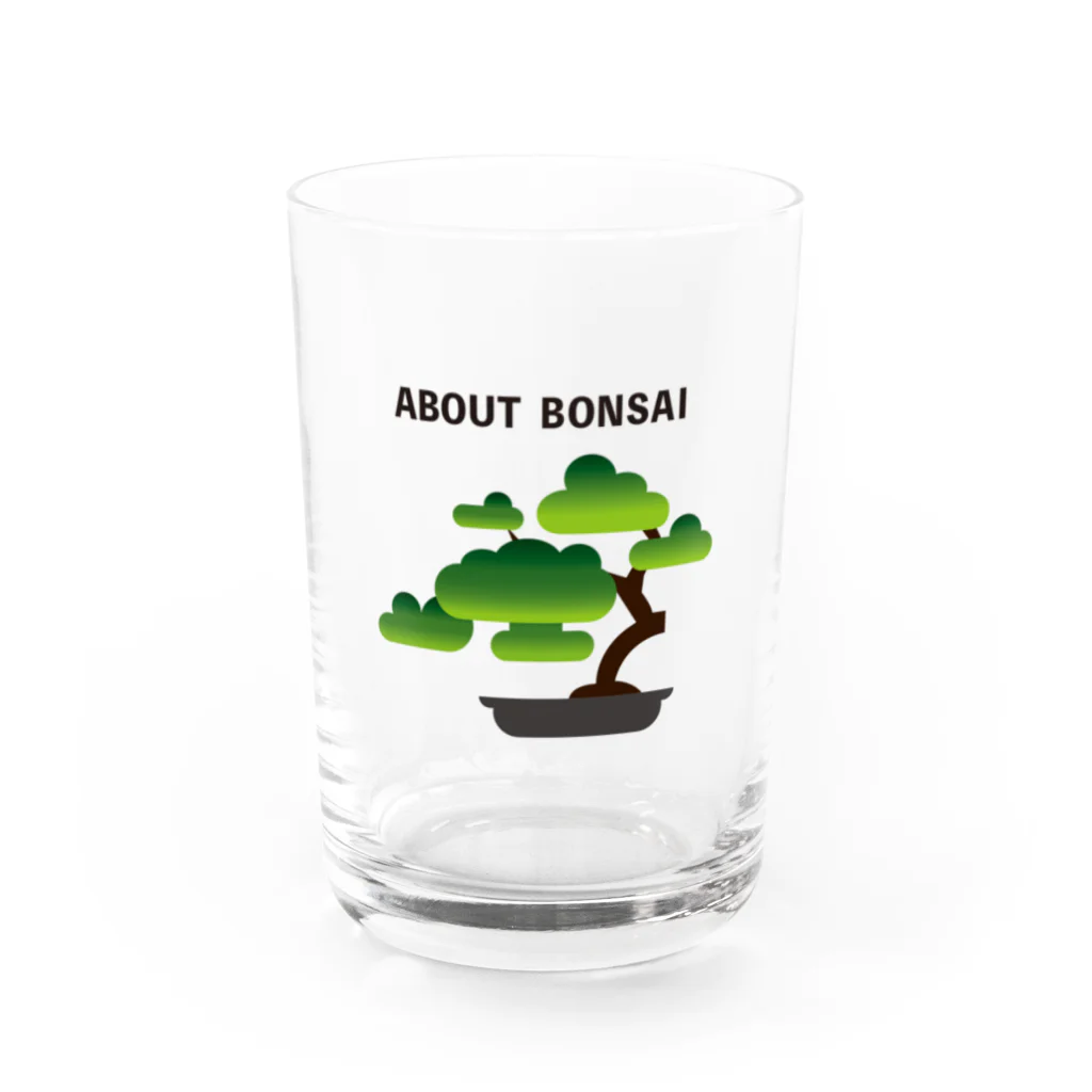 世紀末ムムム。のABOUT BONSAI グラス前面