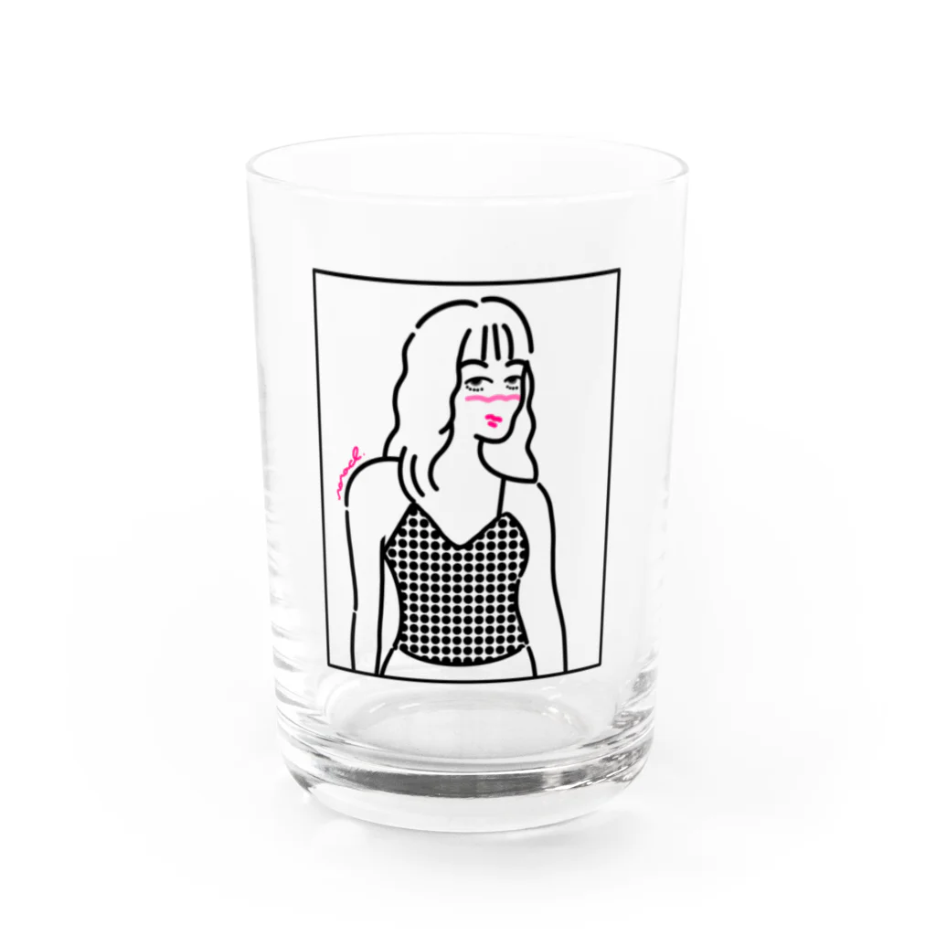 225IllustFactoryの夏を浴びたい Water Glass :front