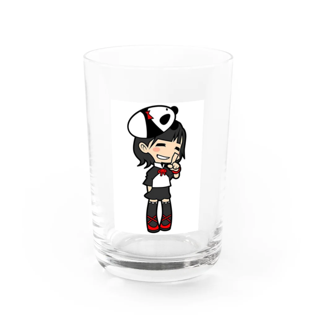 金澤真央のまおぱんだ？マイペースで何が悪い！ Water Glass :front