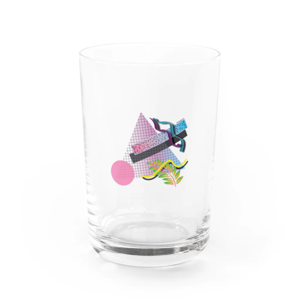 SAD BOYS CLUBのVAPORWAVE ART Water Glass :front