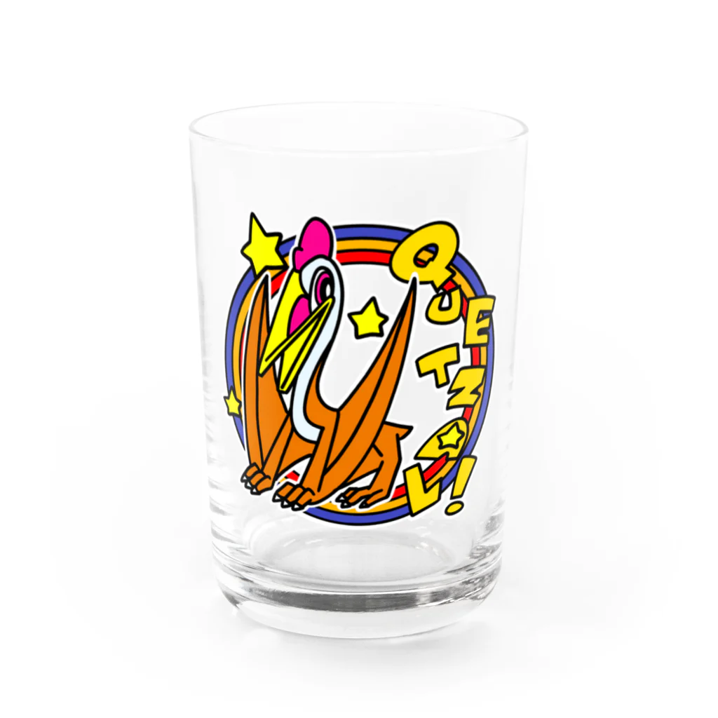 えいくらのPOP!ケツァルコアトルス Water Glass :front