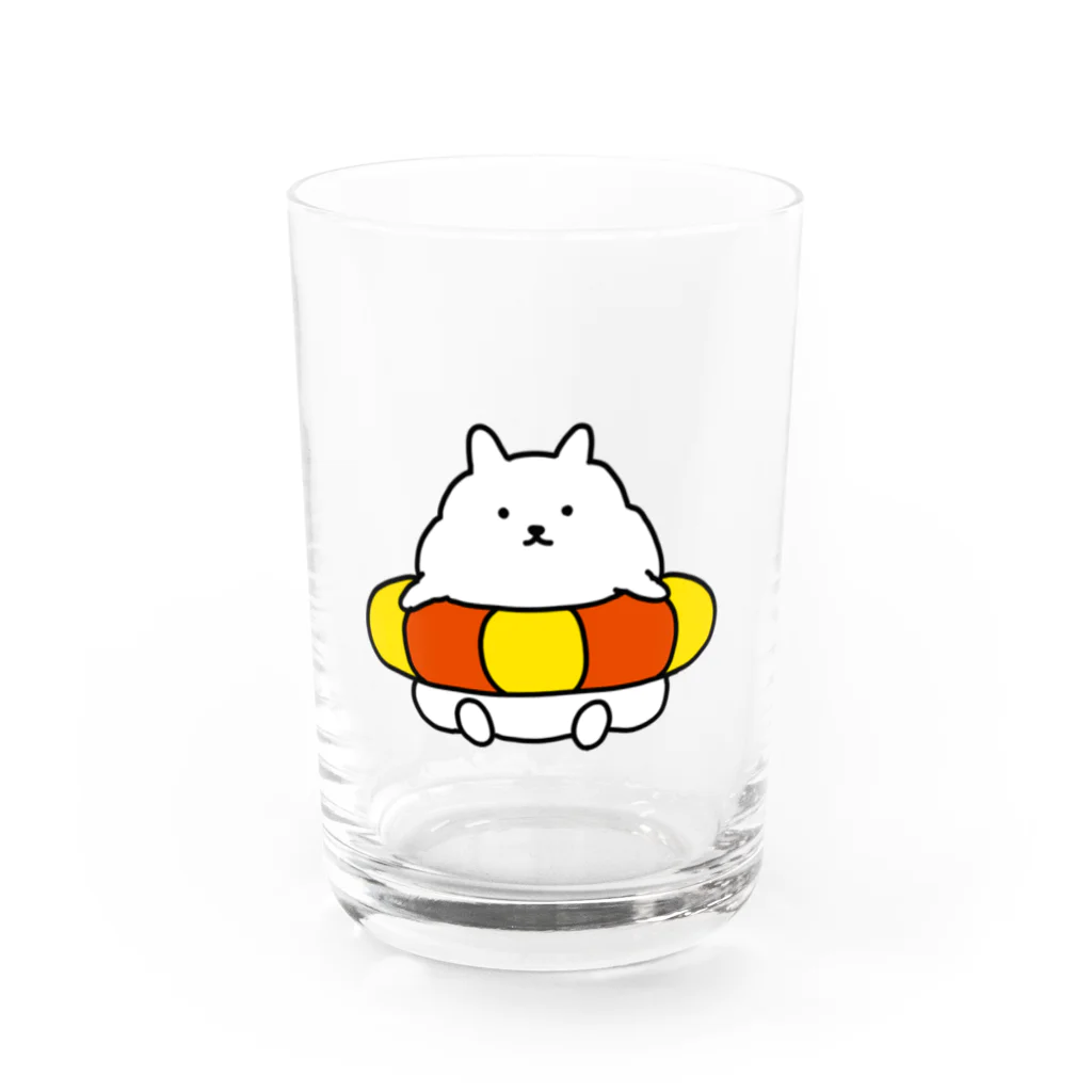 タナイキのうきわのふわたろう Water Glass :front