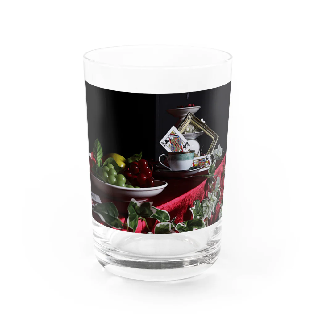 ウツギのハートの女王のティーパーティー Water Glass :front