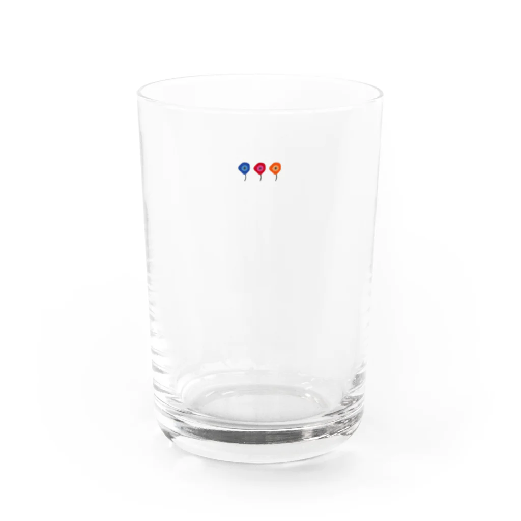 あかりのおみせのゆるいアネモネ Water Glass :front