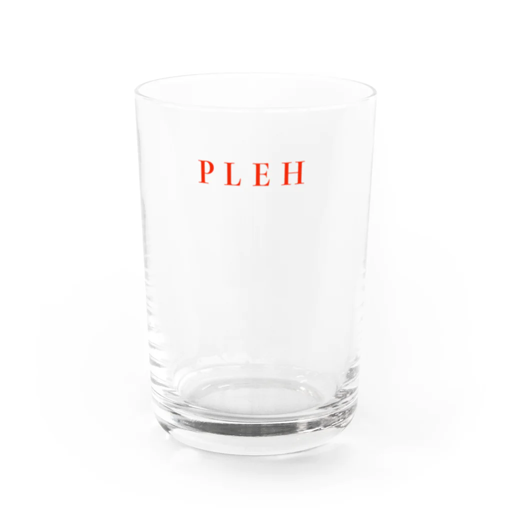 аниме.のPLEH Red Water Glass :front