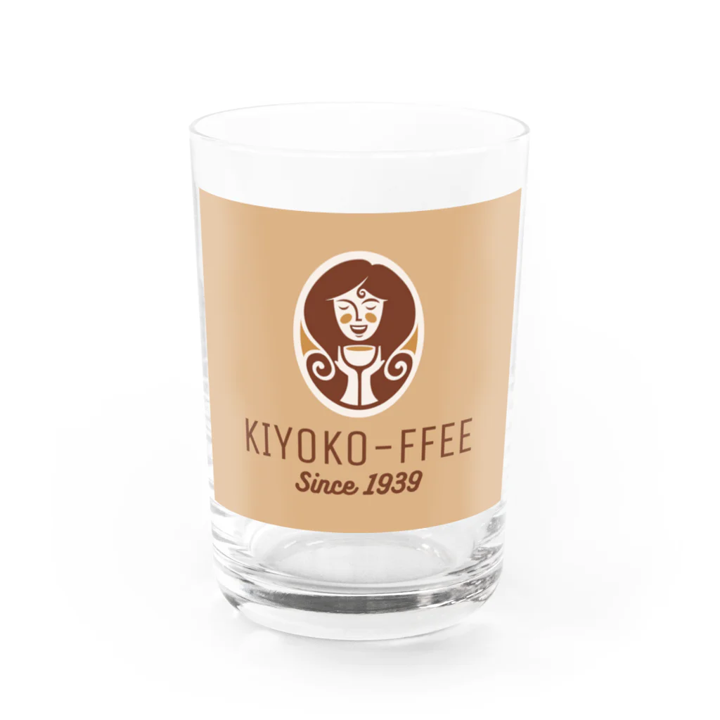 まだおこのKIYOKO-FFEE グラス前面