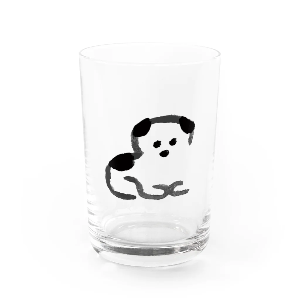 シトウのお店の待ってる（黒） Water Glass :front