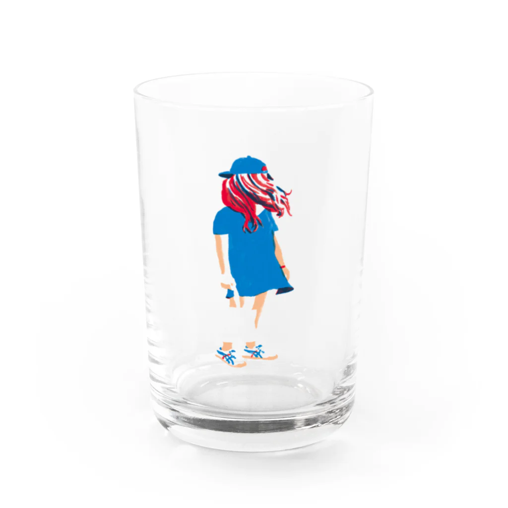 シトウのお店の追い風 Water Glass :front