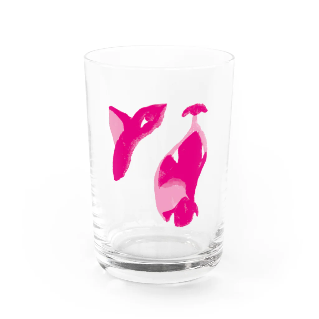 シトウのお店のあくび（カラー） Water Glass :front