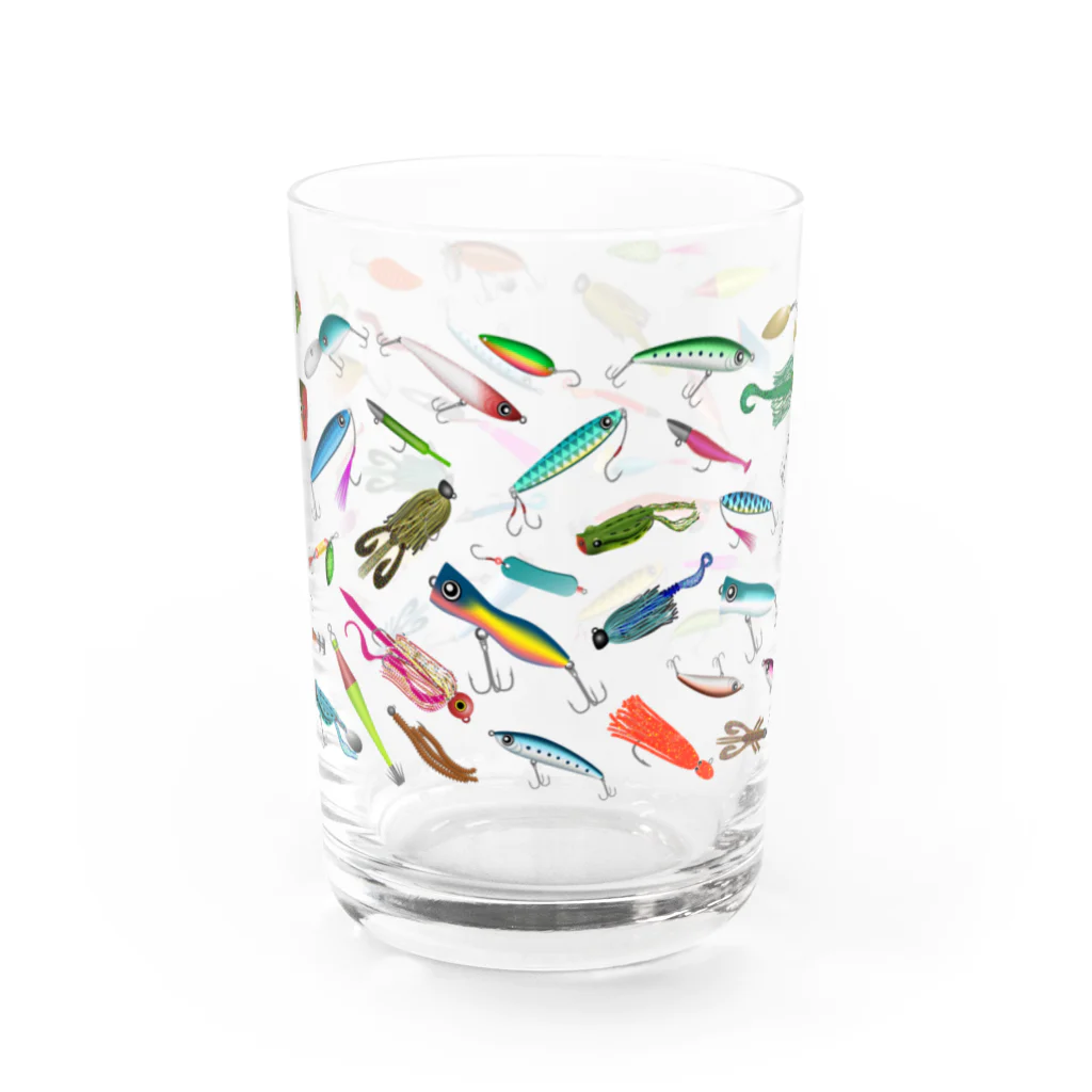 猫と釣り人のLURE_2C_GL Water Glass :front