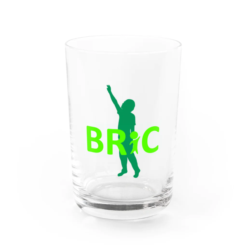 ブリっくん・ボバースキャンプショップのBRiC　OHR　グリーン Water Glass :front