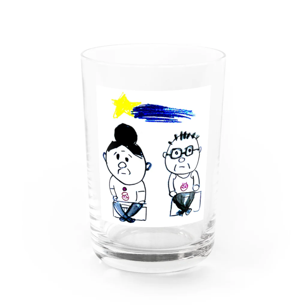 わかをさんのみせやさんの夫婦とは、何か。 Water Glass :front