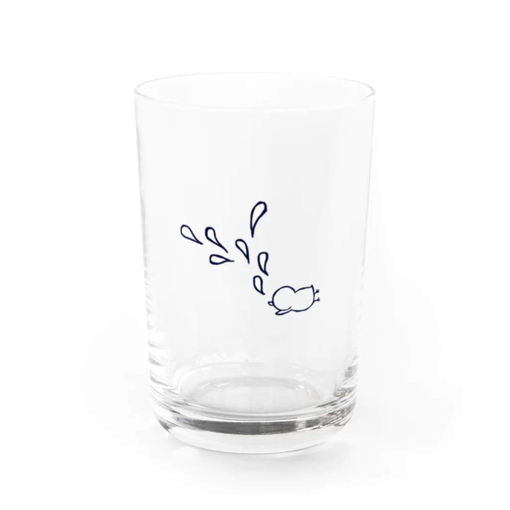 ZATTAのへんじがない　ただの　しかばねの　ようだ Water Glass :front