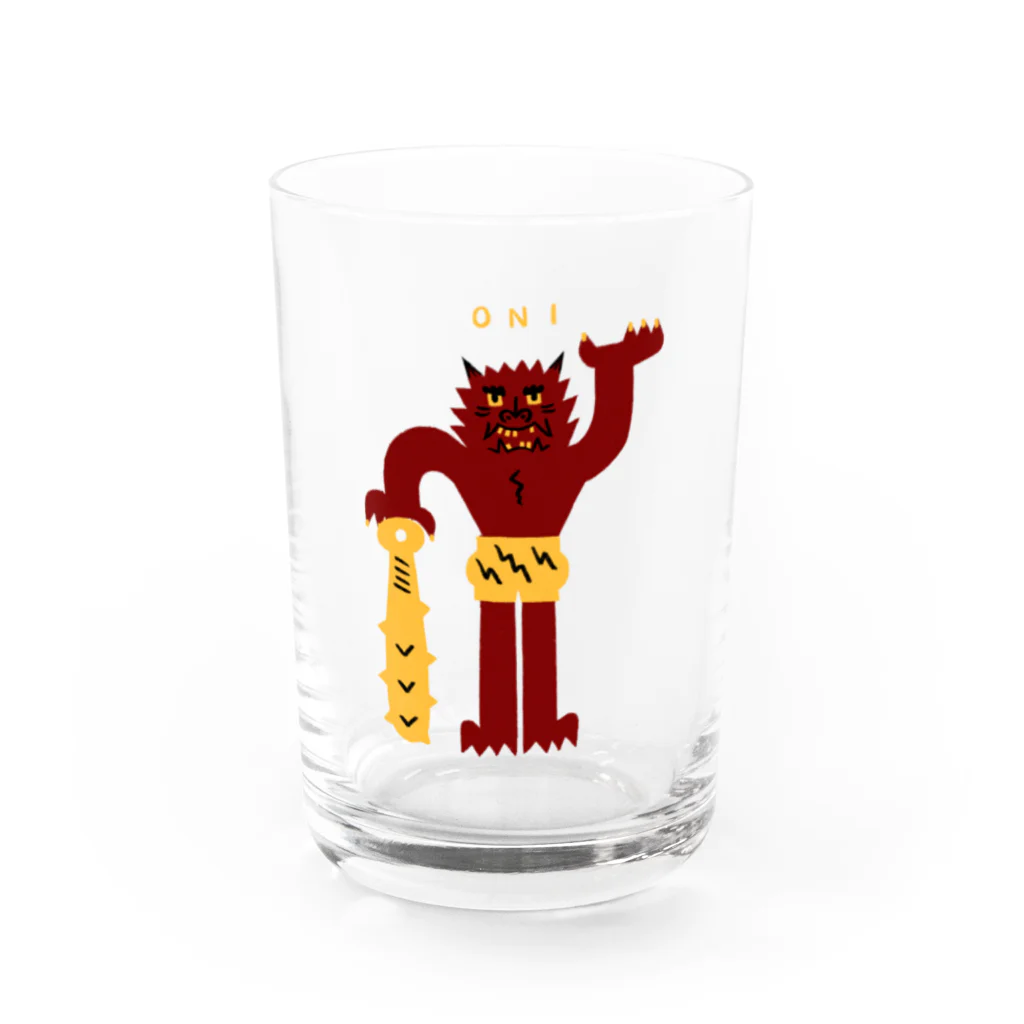 くさのなおひでのONI Water Glass :front