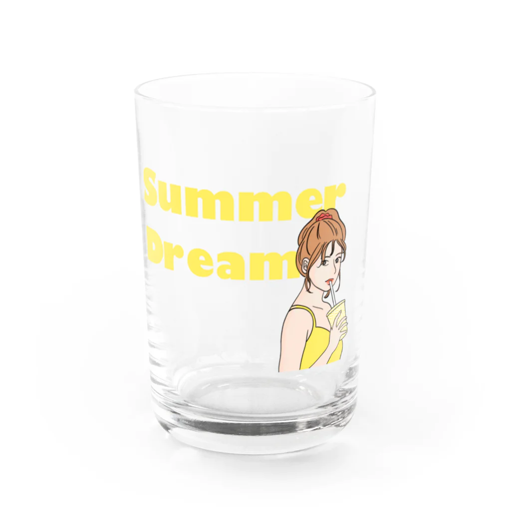 まぁり商店のSummer Dream Water Glass :front