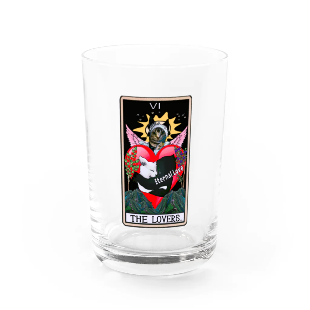 みにゃ次郎のタロットシリーズLOVERS Water Glass :front