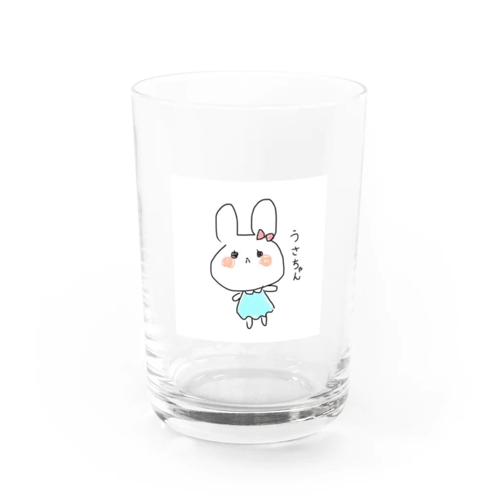 坊ちゃんのうさちゃん Water Glass :front