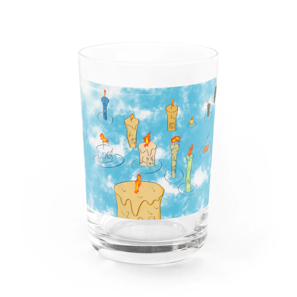 NinGenのろうそく人間 Water Glass :front