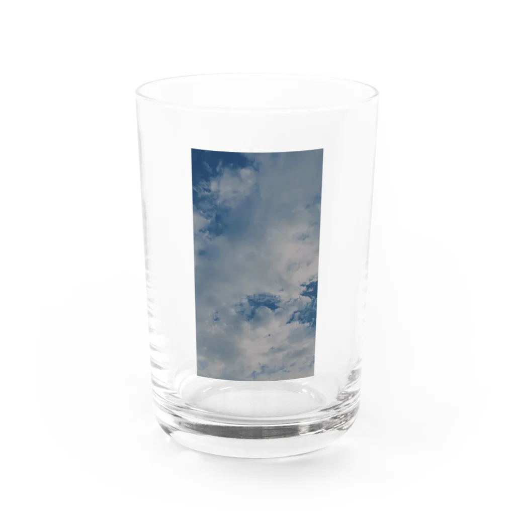 イバショ。の空と雲 Water Glass :front