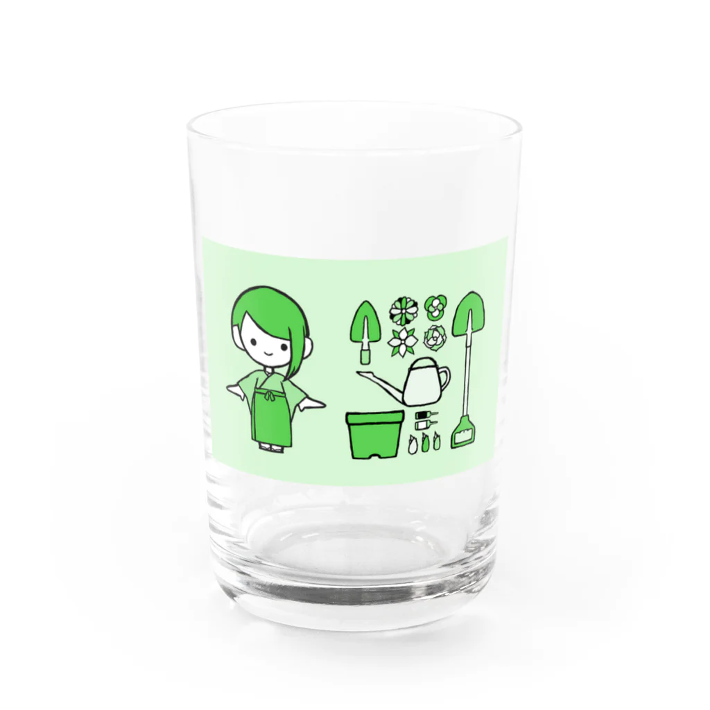 遣隋使さんのえとっこちゃん（巳） Water Glass :front