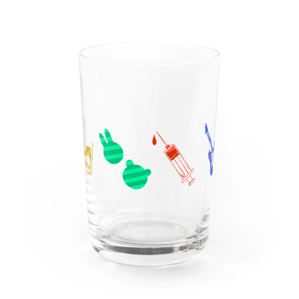 よしおのshy卓　よしおキャラ Water Glass :front