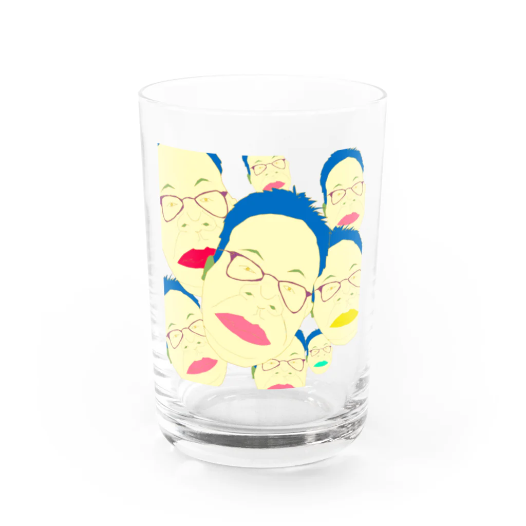 MONKAJI.のおぶす Water Glass :front