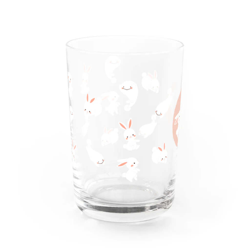 すずきいときちのさらまんだーとうさぎ Water Glass :front