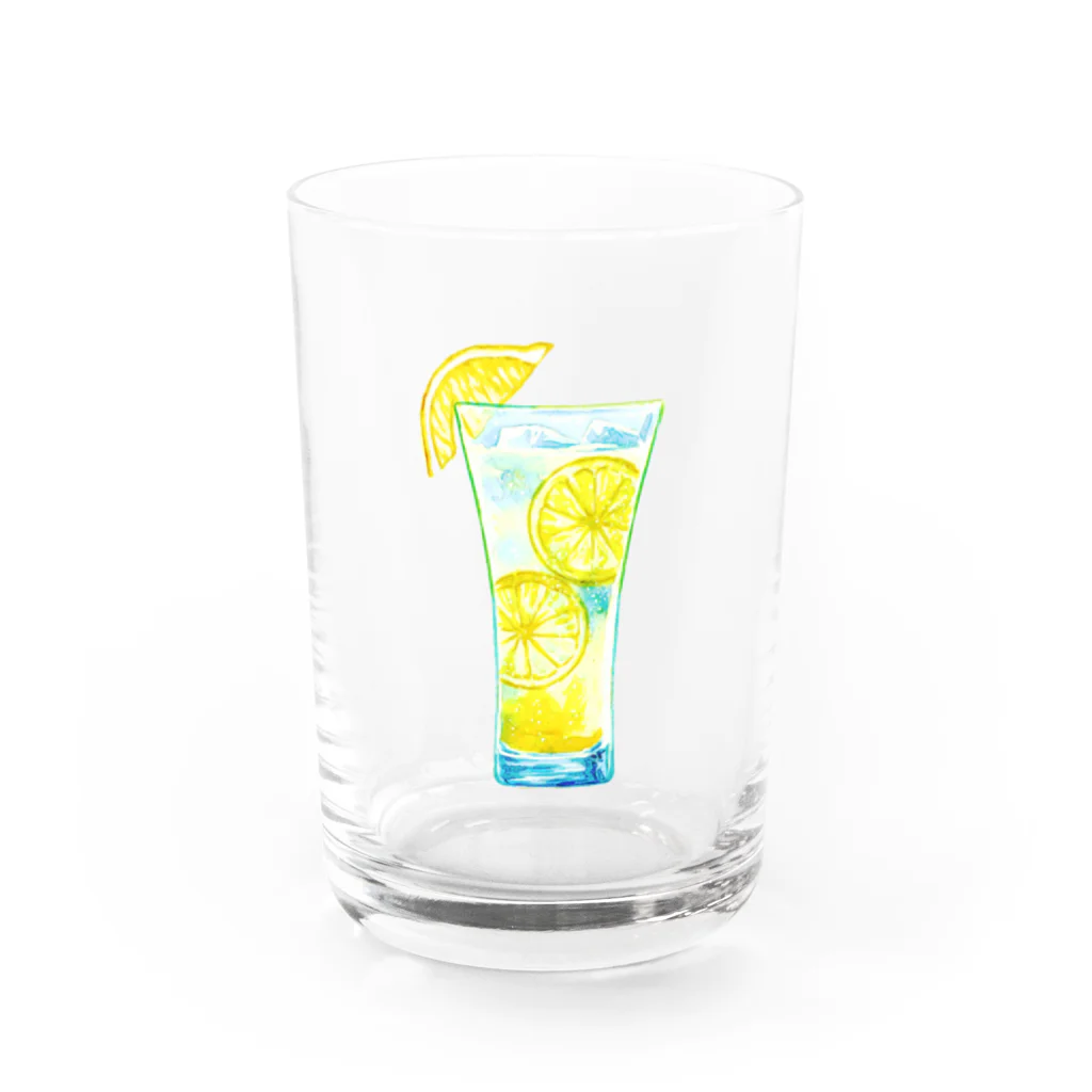 SUI_SAIの爽やかレモンスカッシュ Water Glass :front