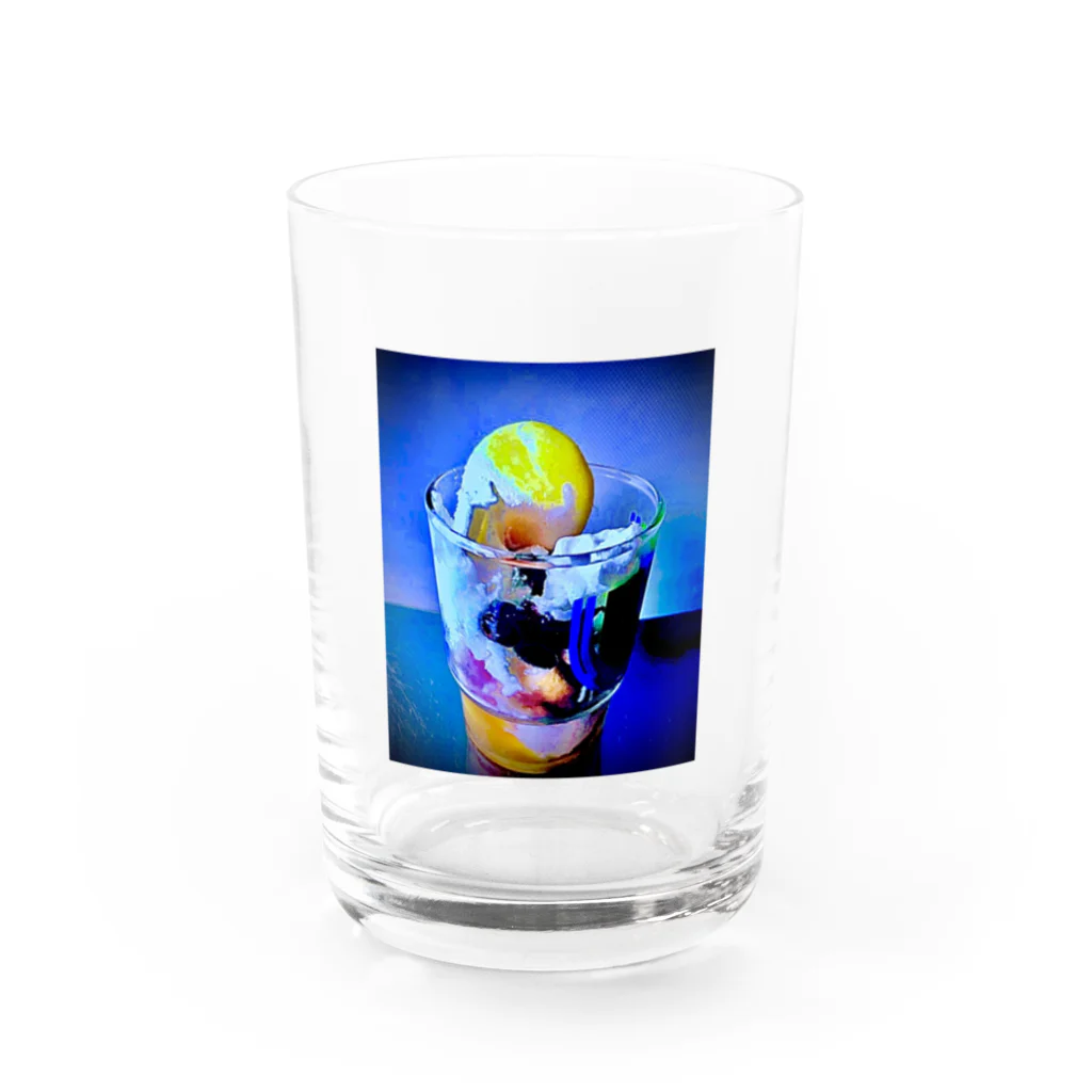 Famille de baleines(ファミールデバレーヌ)のミニパフェ Water Glass :front