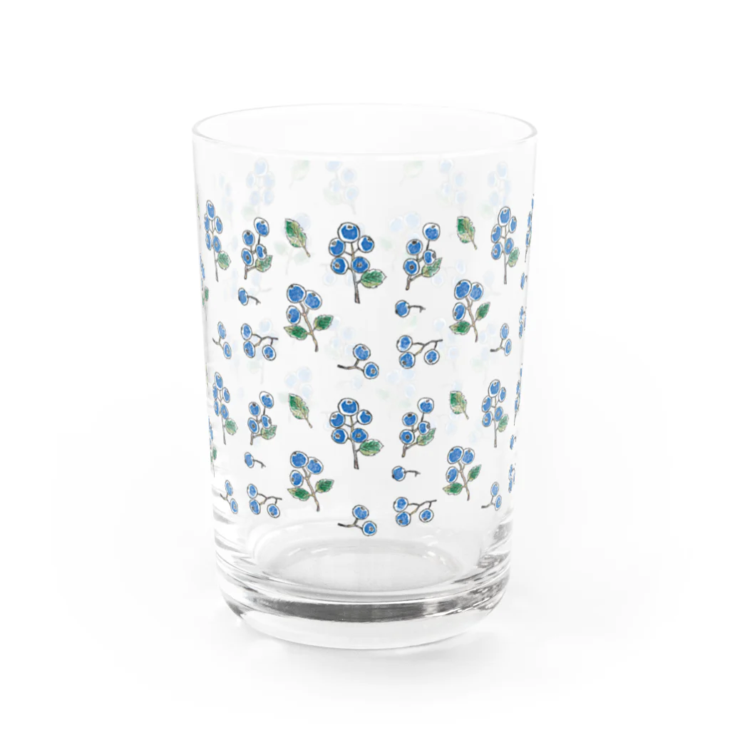 いろ もの かたちのブルーベリーのグラス Water Glass :front