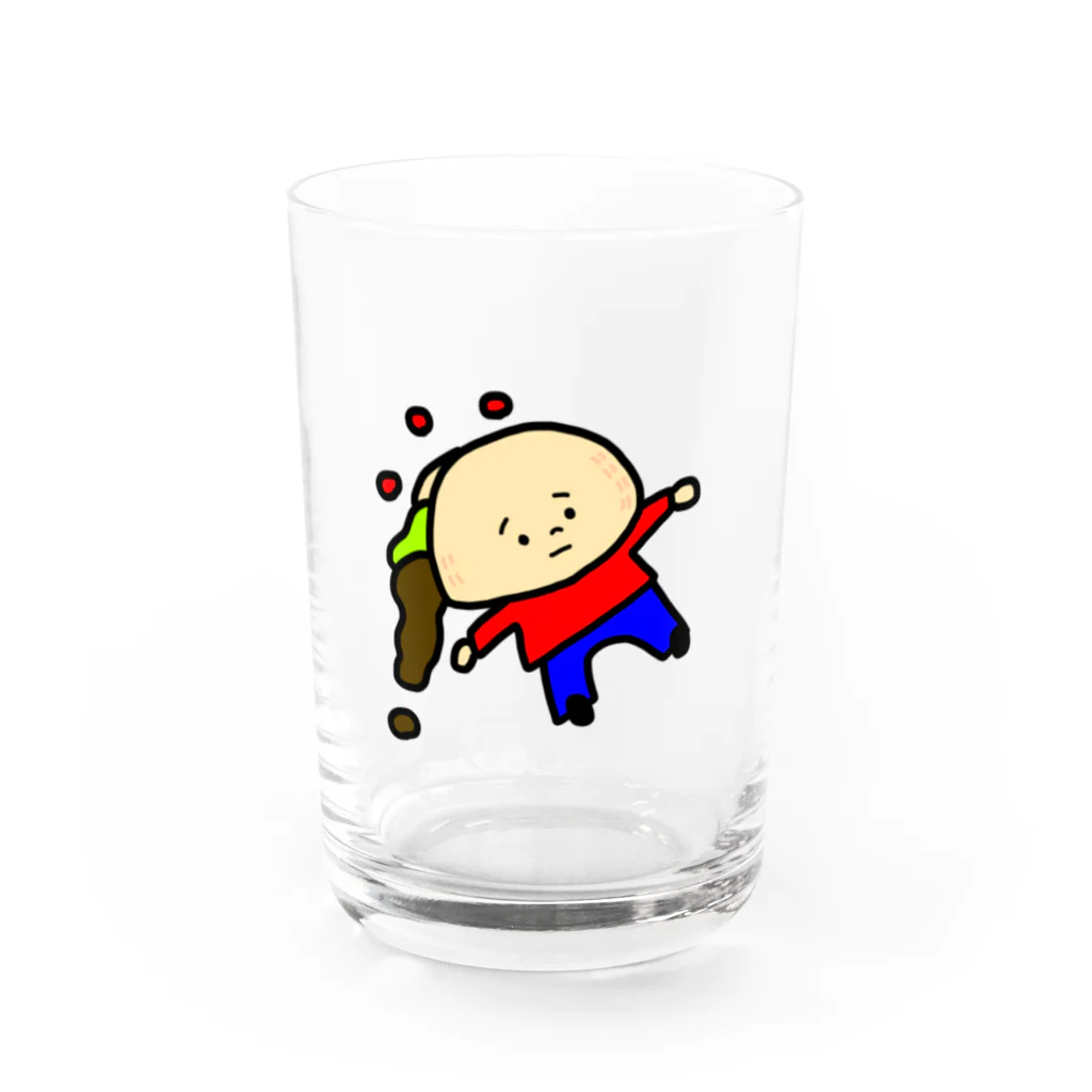 がんばれ！タコスちゃんの何もしたくないタコスちゃん Water Glass :front