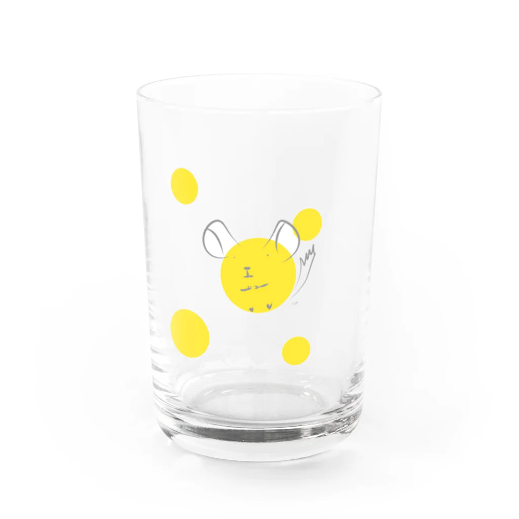 Non.のどっとチンチラ Water Glass :front