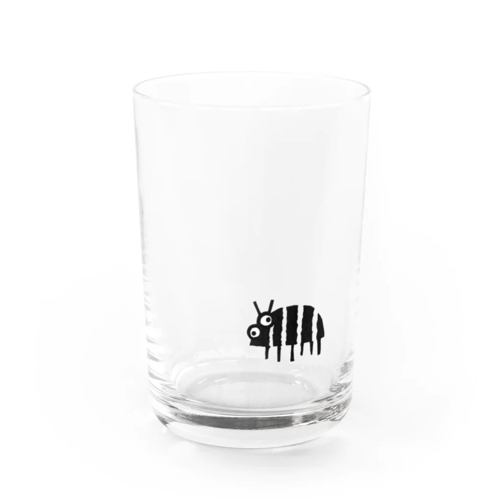 marumaru shopのダンゴムシ Water Glass :front