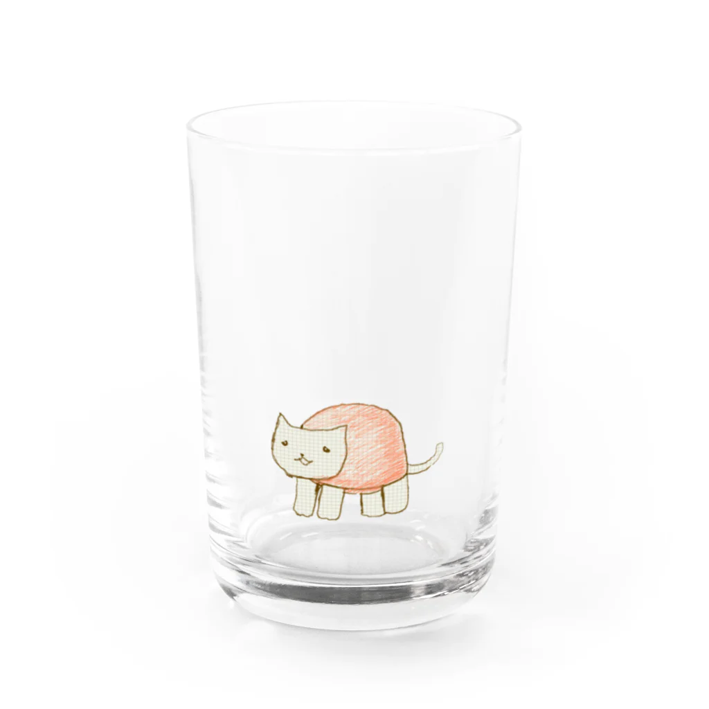 ねこかめのお店のねこかめ Water Glass :front