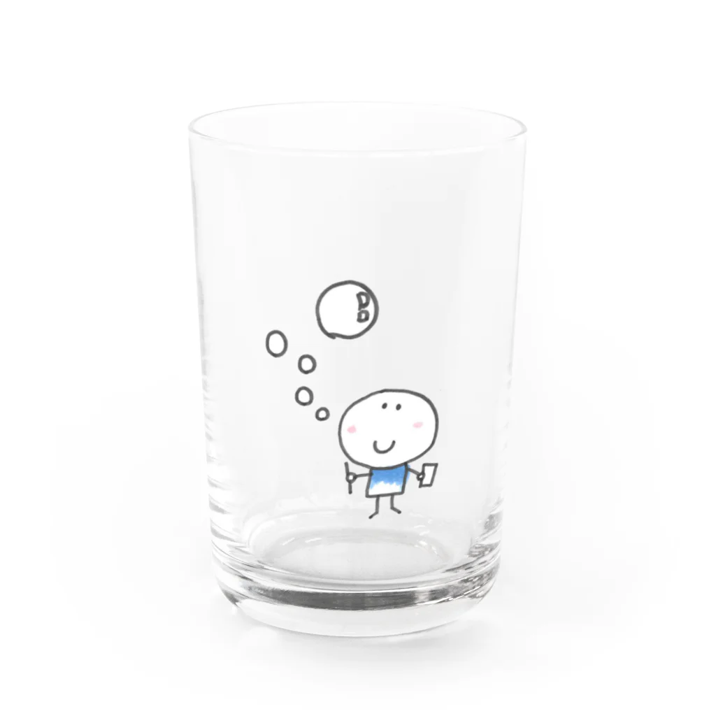 カキマクルのモッツアレラくん9月 Water Glass :front