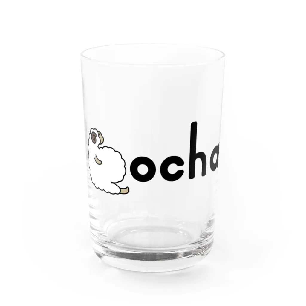 Pocha Storeのぽっちゃりなひつじ Water Glass :front