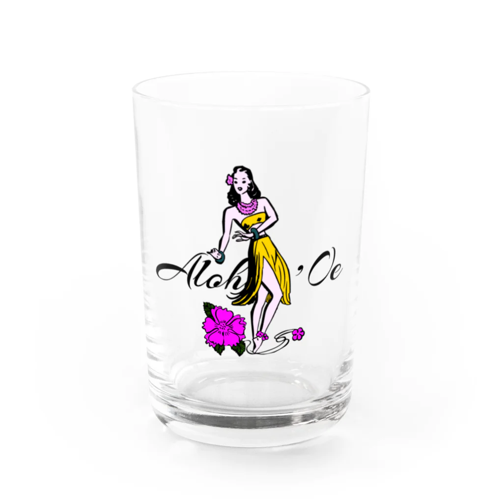 JOKERS FACTORYのHULA GIRL Water Glass :front