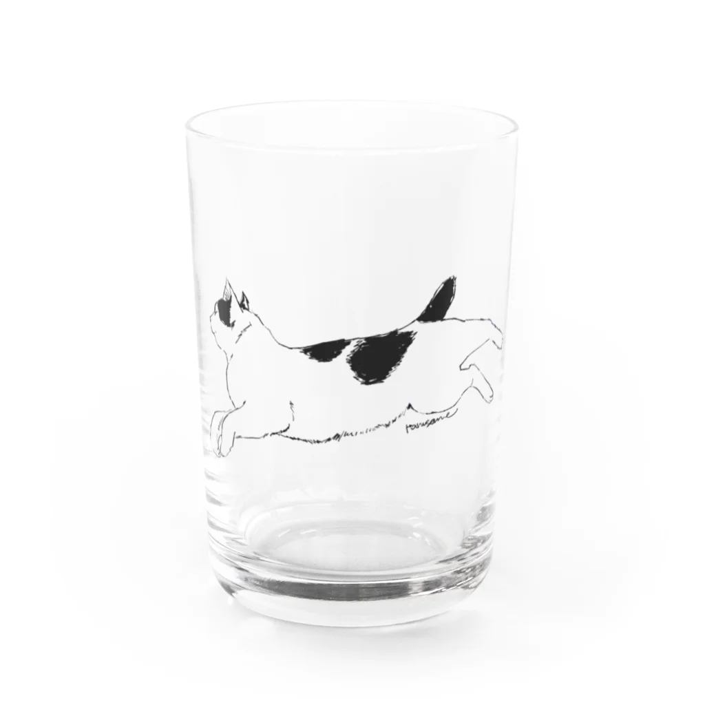 はるさめ商店の小さいブチネコ Water Glass :front