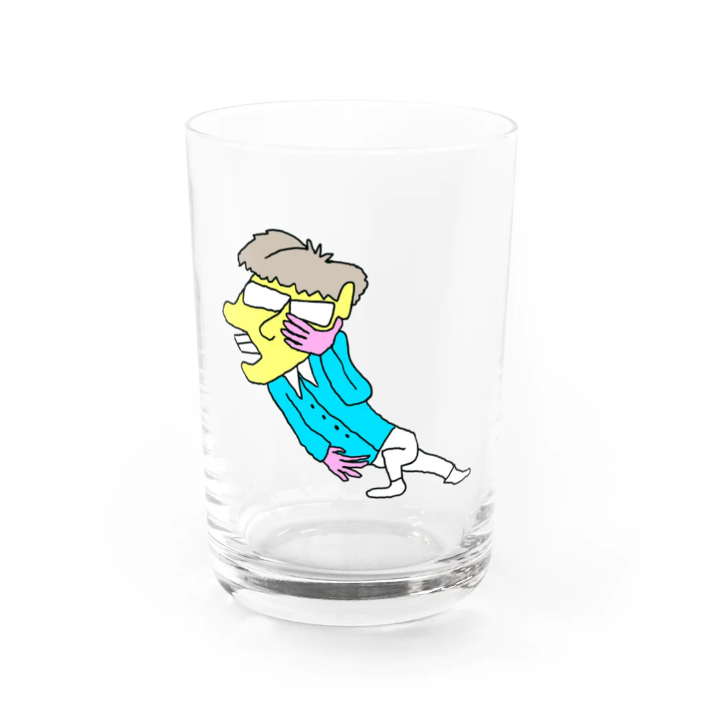 RHYTHMjackの向こう側のにしみっちゃんのとしくん Water Glass :front