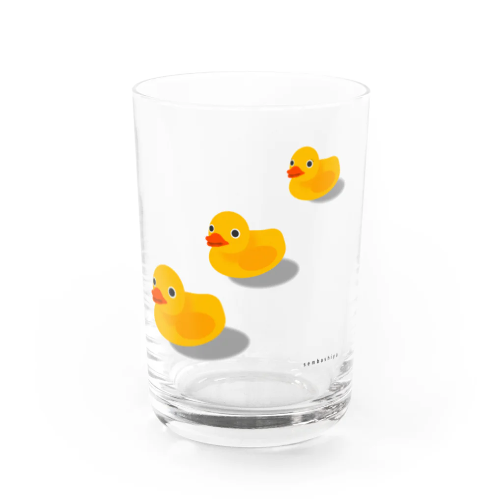 せんばしや　(サブ)のお風呂のアヒル Water Glass :front