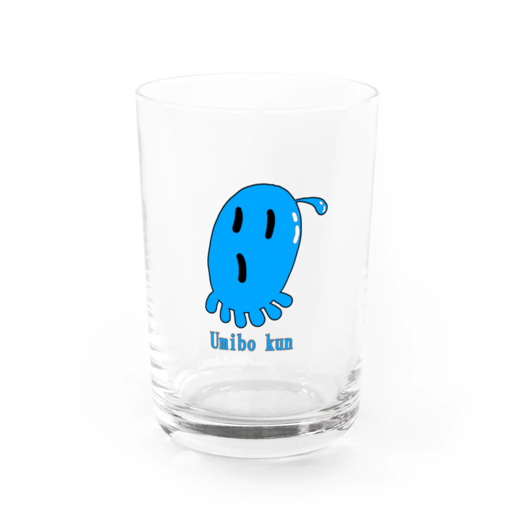 うみぼんのウミボ君元 Water Glass :front